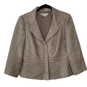 Kay Unger‎ Vintage Metallic Blazer Size 12